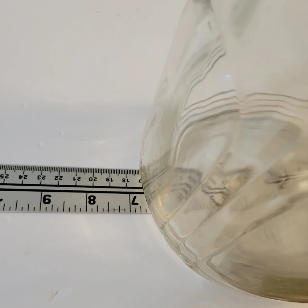 Antique 20s Ball Wine Jug Double Handle